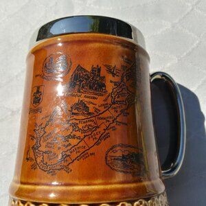 Vintage Lord Nelson Lg Mug Pottery England 1972   The Island of BERMUDA